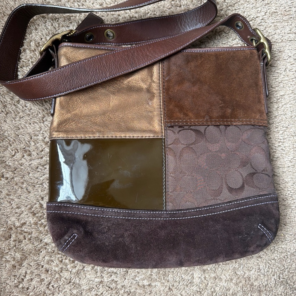 Patchwork Shoulder Bag - image 2